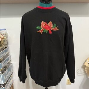 Vintage red cardinal crewneck sz L